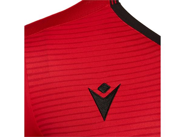 Canopus Shirt Shortsleeve RED/BLK XXS Elegant teknisk t-skjorte - Unisex 