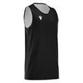X500 Basket Shirt BLK/WHT L Vendbar teknisk basketdrakt - Unisex