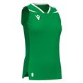 Lily Eco Sleeveless Shirt GRN/WHT XXL Teknisk kamp og treningsdrakt - Dame