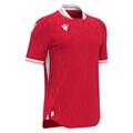 CERBERUS ECO shirt RED/WHT S Teknisk kamp og treningsdrakt - Unisex