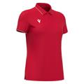 Melody polo RED/WHT 3XL Poloskjorte - Dame
