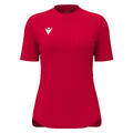 Zyra Womans shirt RED L Teknisk trenings T-skjorte til dame