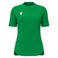 Zyra Womans shirt GRN L Teknisk trenings T-skjorte til dame
